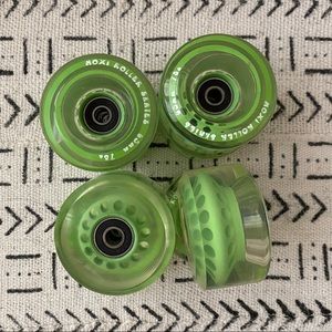 Moxi gummy roller skate wheels honeydew 65mm 78A